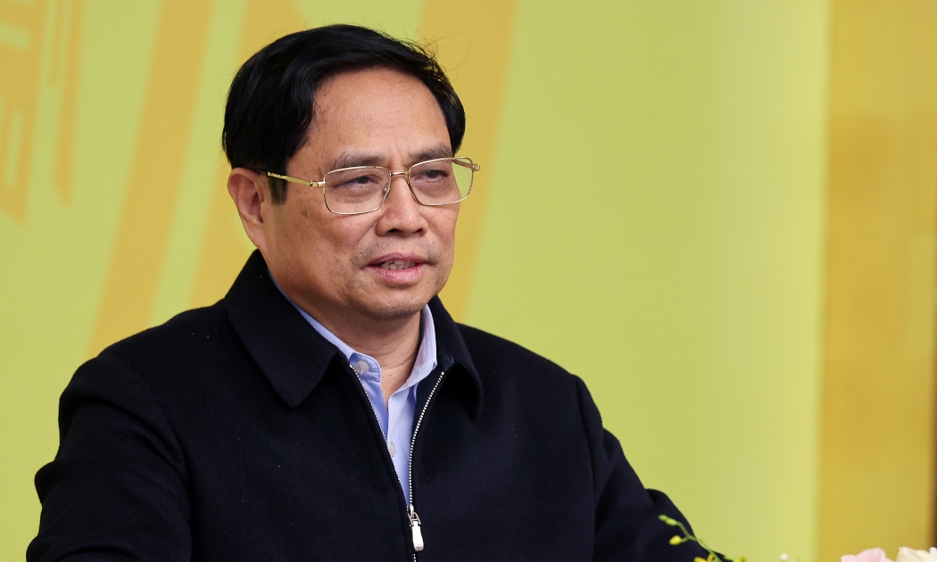 Thủ tướng Phạm Minh Chính phát biểu tại hội nghị - Ảnh: VGP/Nhật Bắc 