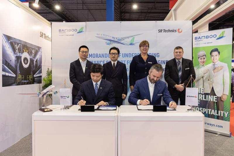 Bamboo Airways signs deals at Singapore Airshow