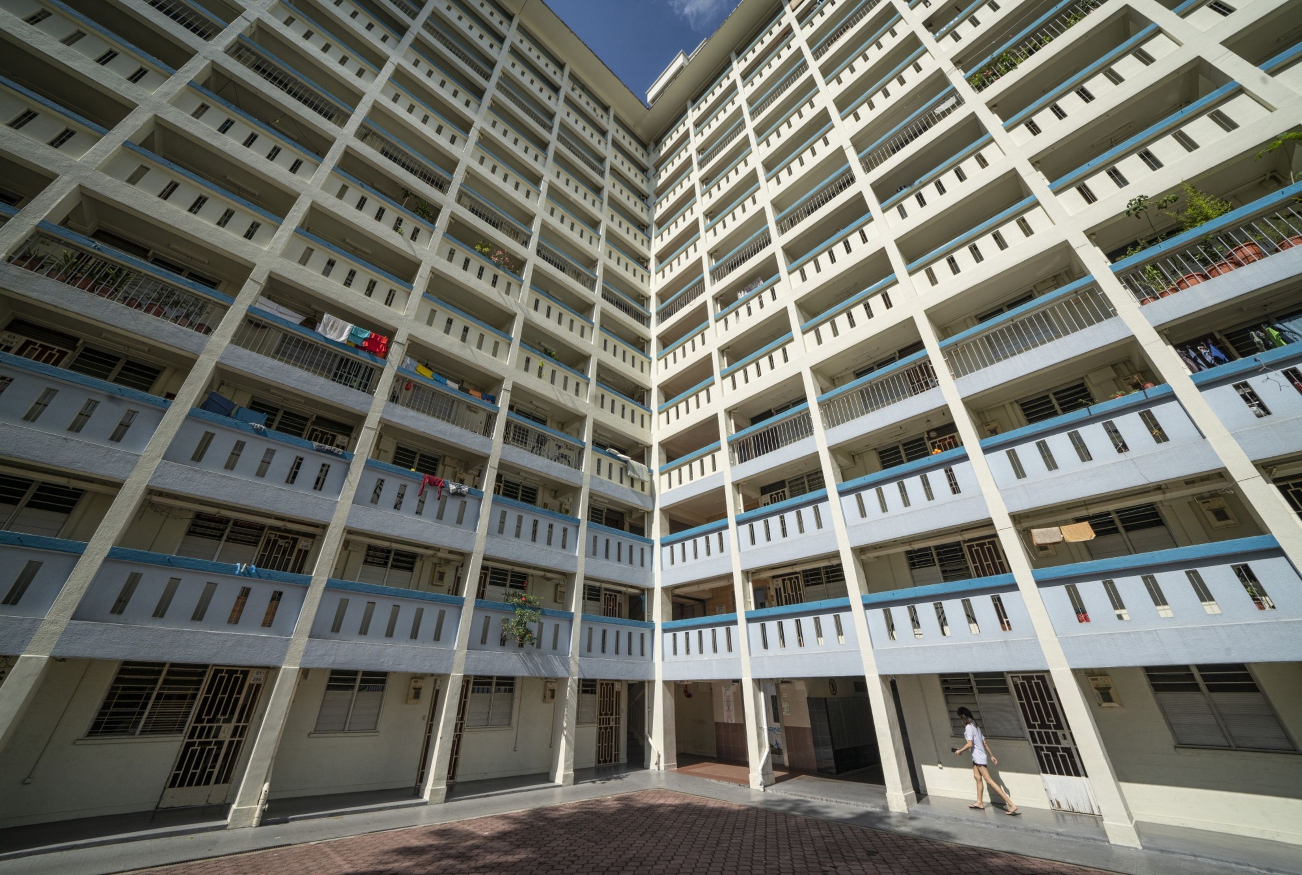 Nh&agrave; ở x&atilde; hội tại quận Toa Payoh của Singapore - Ảnh: Bloomberg.