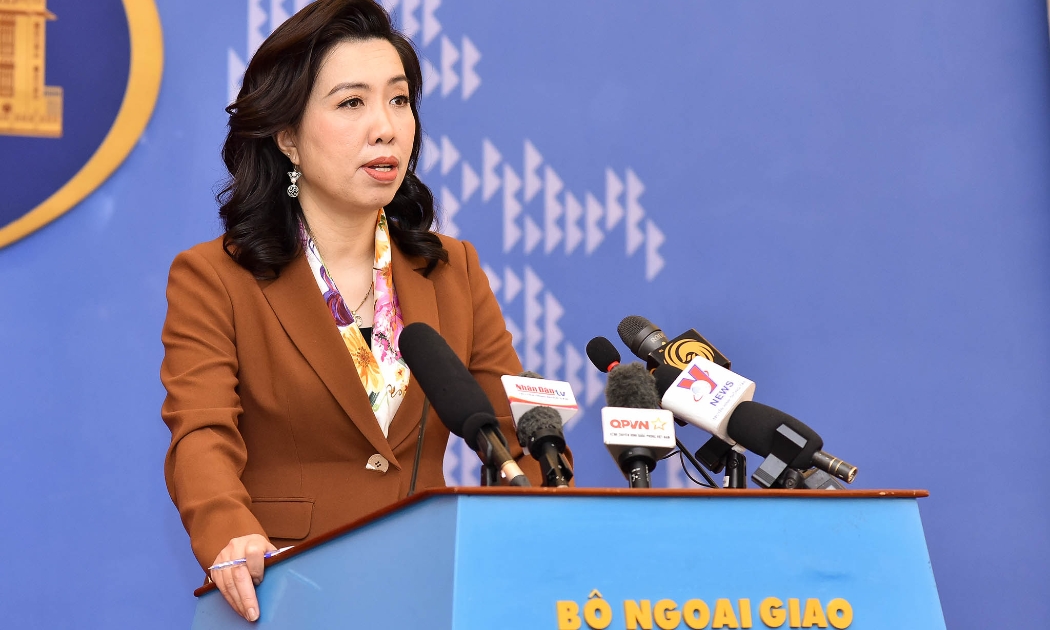 Người phát ngôn Bộ Ngoại giao Lê Thị Thu Hằng - Ảnh: Bộ Ngoại giao