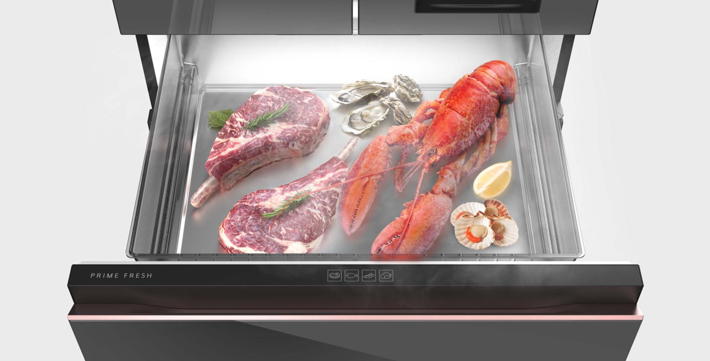 Ngăn cấp đông mềm riêng biệt -3 độ C, dung tích lớn giữ thực phẩm tươi ngon suốt 7 ngày, tiện lợi nấu ngay không cần rã đông