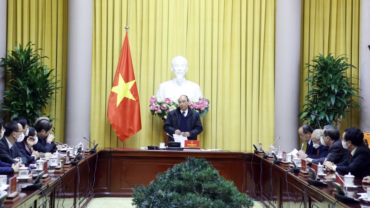 Chủ tịch nước tin tưởng, với đội ngũ các nhà khoa học trình độ cao, tâm huyết với sự nghiệp cách mạng của Đảng, của dân tộc, Hội Khoa học Kinh tế Việt Nam sẽ ngày càng phát triển mạnh mẽ.