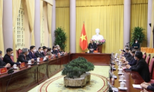 Chủ tịch nước Nguyễn Xuân Phúc biểu dương những đóng góp của Hội Khoa học Kinh tế Việt Nam 