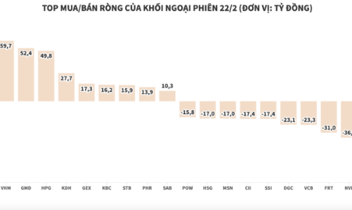 Khối ngoại tiếp tục đổ tiền vào cổ phiếu bất động sản