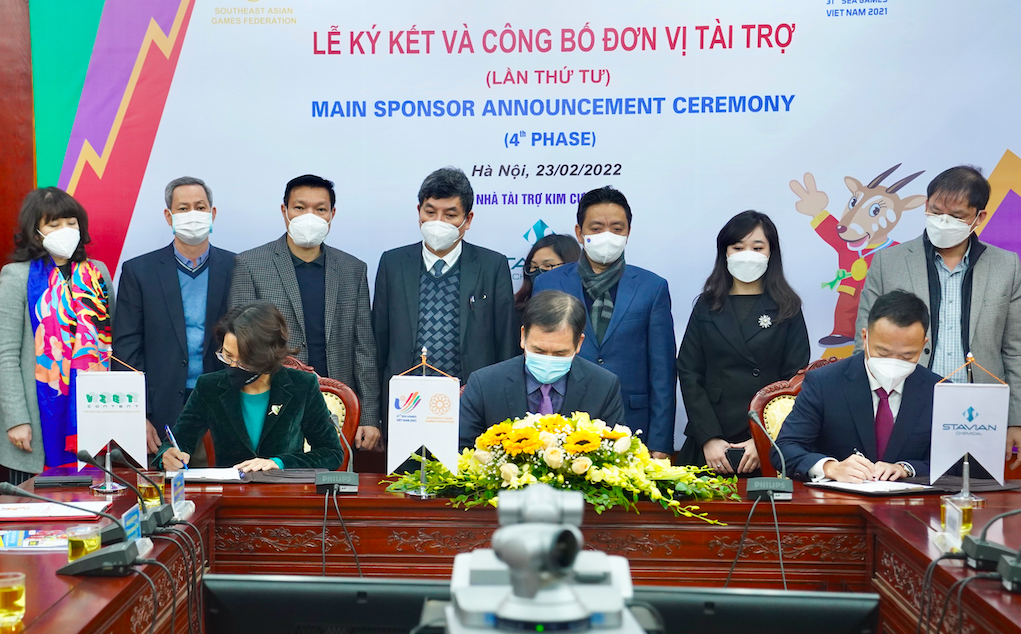 Ban tổ chức Đại hội thể thao Đông Nam Á (SEA Games) lần thứ 31 tại Việt Nam ký kết tài trợ với Công ty Cổ phần Stavian Hóa chất (Stavian Chemical).