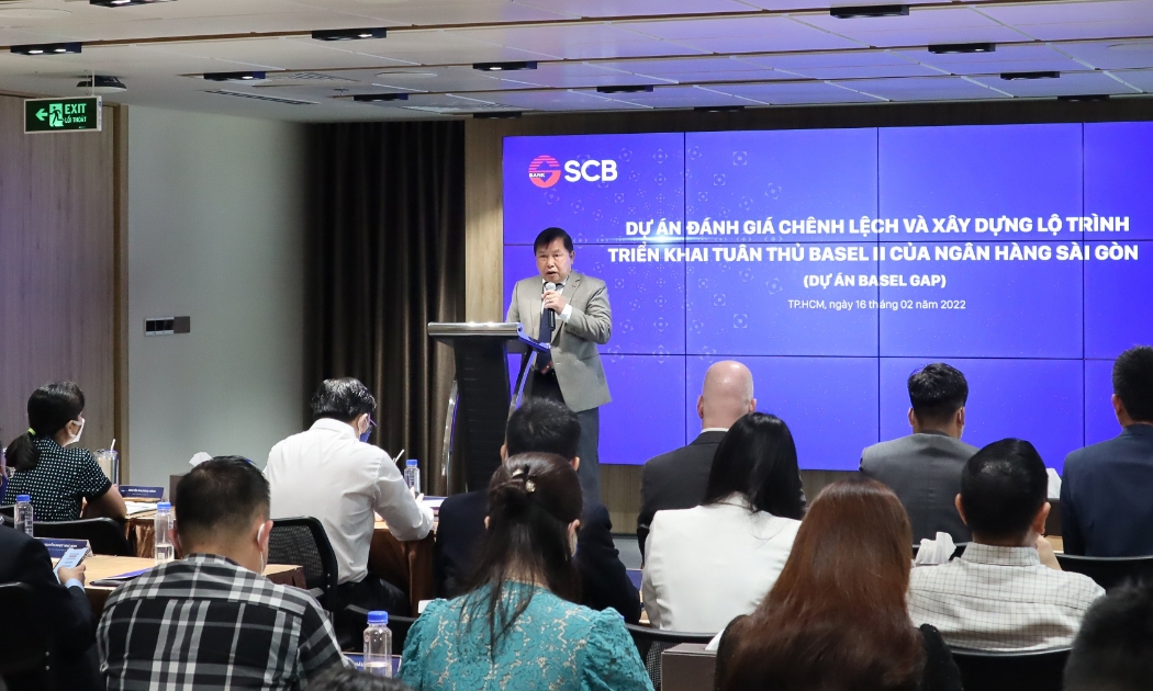 Ông Bùi Anh Dũng - Chủ tịch Hội đồng Quản trị SCB chia sẻ những kỳ vọng và tin tưởng vào thành công của dự án.