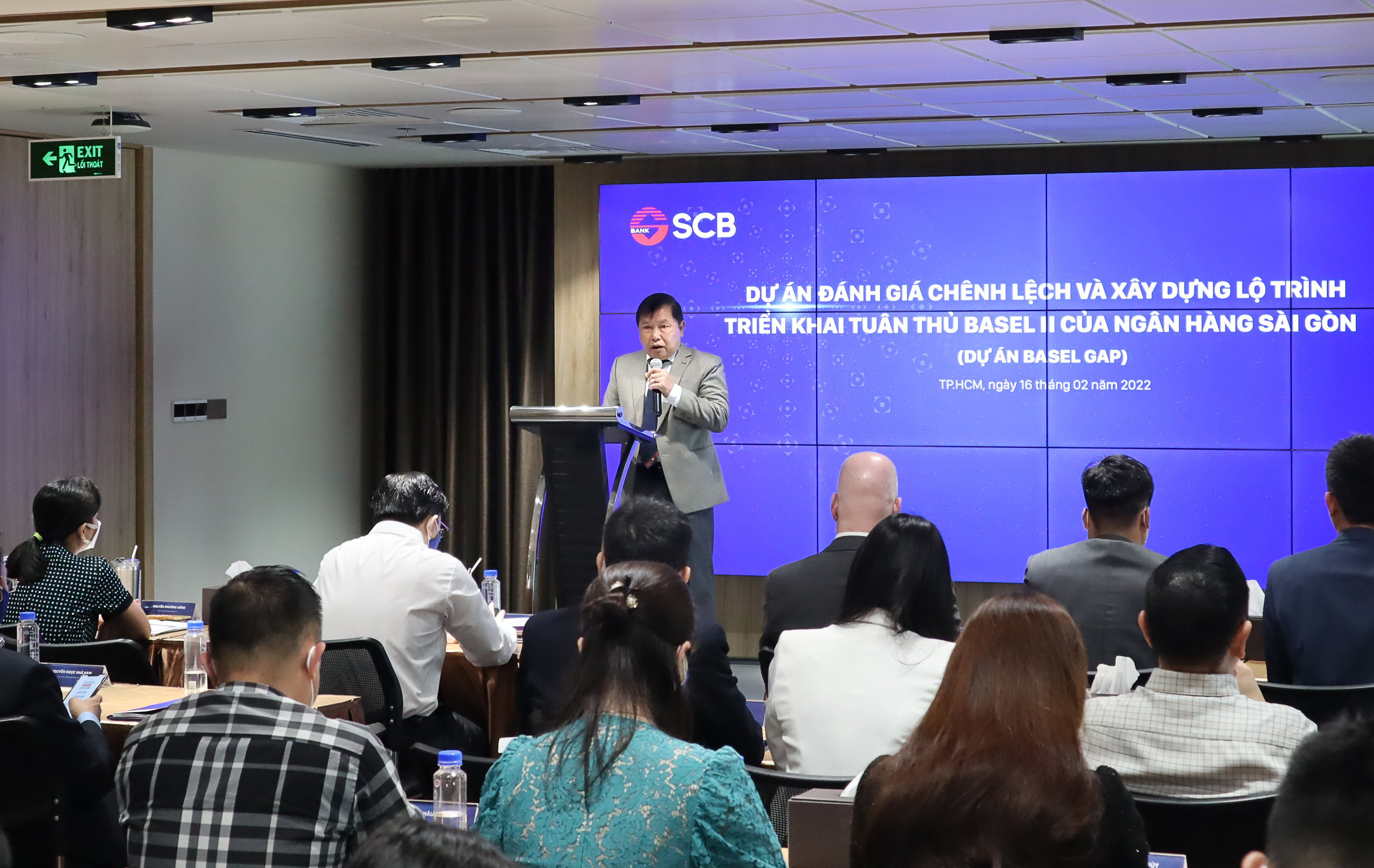 Ông Bùi Anh Dũng - Chủ tịch Hội đồng Quản trị SCB chia sẻ những kỳ vọng và tin tưởng vào thành công của dự án.