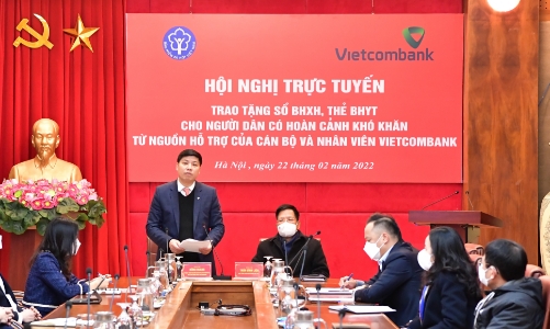 Vietcombank và Bảo hiểm xã hội Việt Nam tổ chức Hội nghị trực tuyến