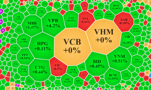 Hồi lại 12 điểm, cổ phiếu ngân hàng, dầu khí dẫn sóng