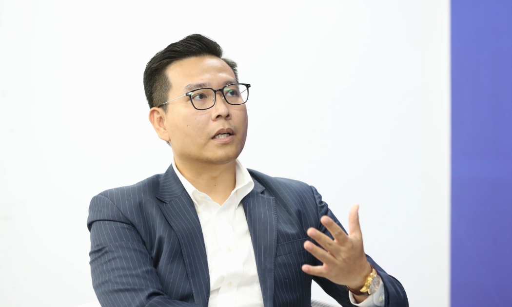 Ông Phạm Anh Khôi - Tổng Giám đốc Công ty Dịch vụ Tài chính Bất động sản (FINA). Ảnh: Quang Phúc.