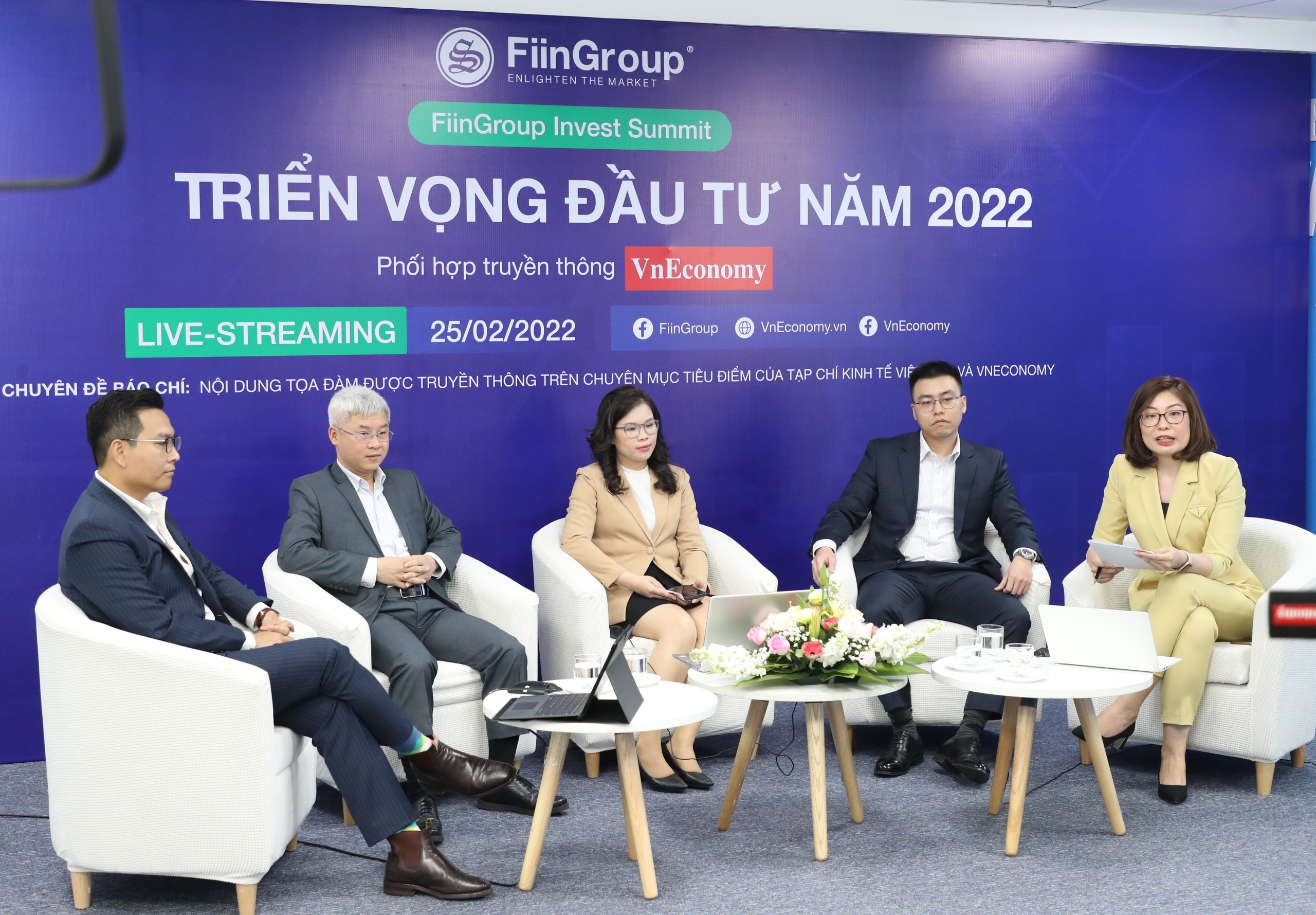 Tọa đàm thường niên FiinGroup Invest Summit diễn ra ngày 25/2/2022 với chủ đề “Triển vọng đầu tư năm 2022”. Ảnh: Quang Phúc.