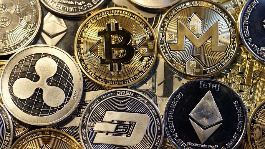 Một số loại tiền ảo hàng đầu trên thị trường - Ảnh: Coindesk