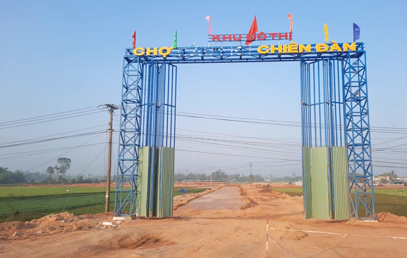Dự án Khu phố chợ Chiên Đàn, tại Quảng Nam.