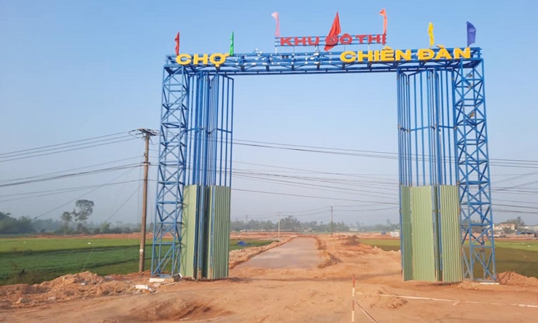 Dự án Khu phố chợ Chiên Đàn, tại Quảng Nam.