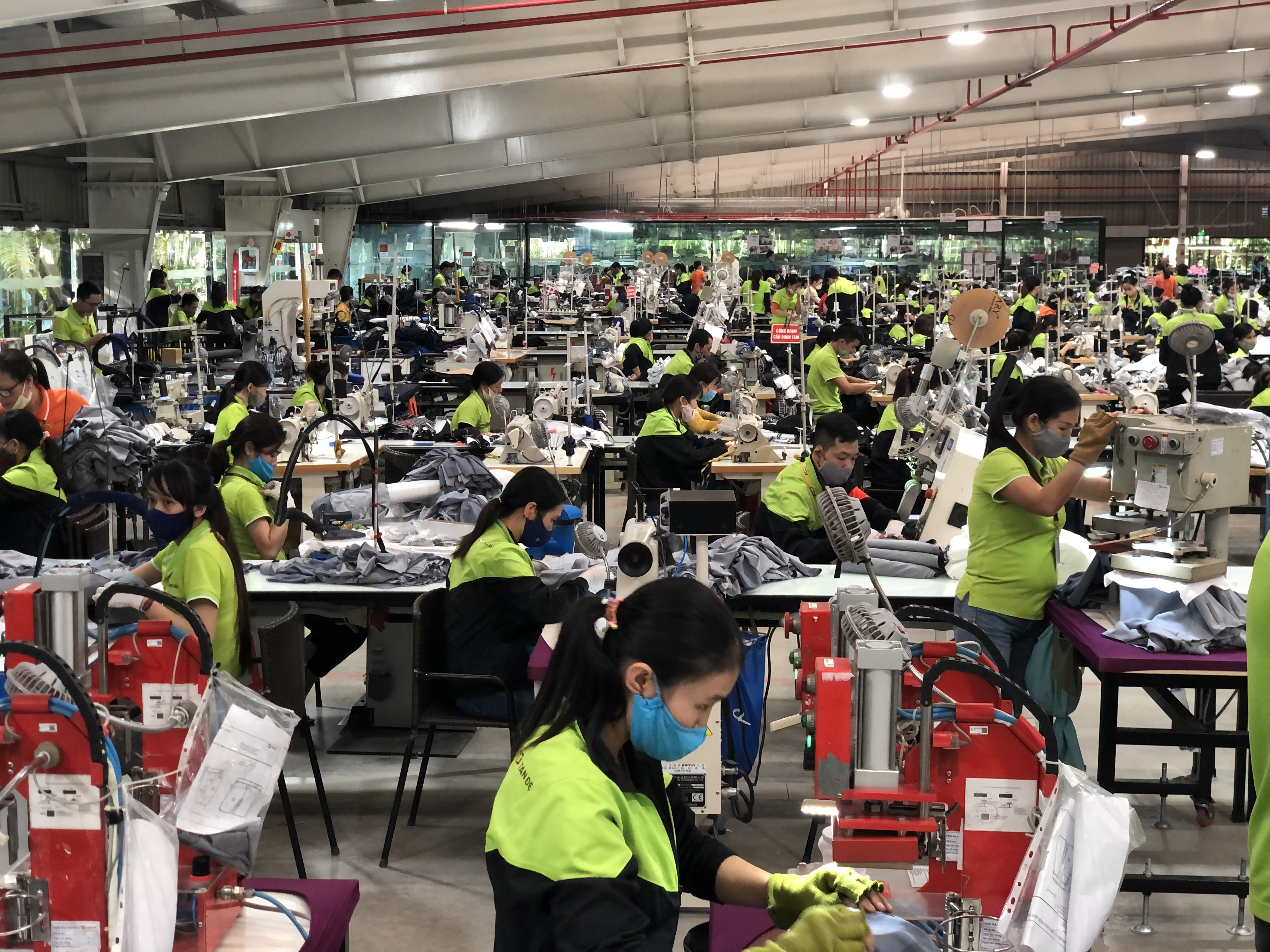 Ngành dệt may có chi phí năng lượng cao.