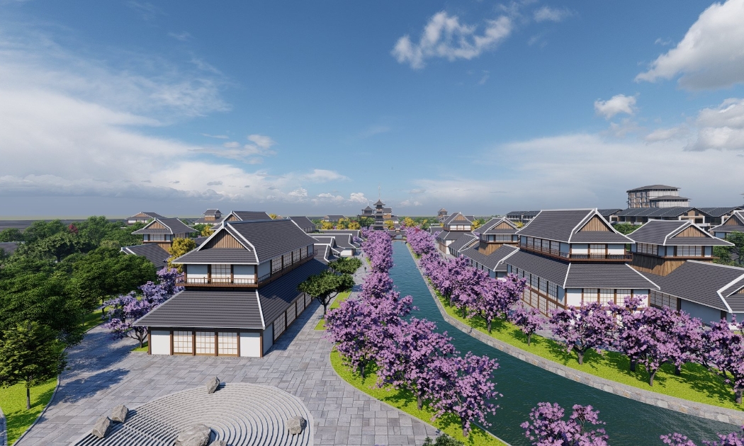 Một quần thể nghỉ dưỡng khoáng nóng quy mô lớn sắp xuất hiện tại Quảng Xương, Thanh Hóa. Ảnh phối cảnh minh họa.