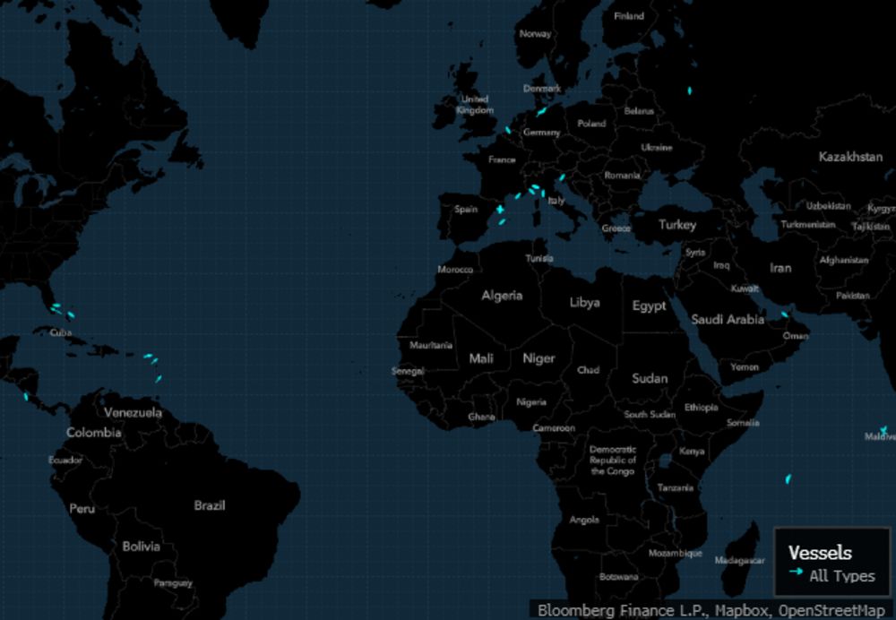 Du thuyền của giới gi&agrave;u Nga đang c&oacute; mặt ở khắp mọi nơi từ Seychelles, Barcelona (T&acirc;y Ban Nha) cho tới Palm Beach (Florida, Mỹ) - Nguồn: Bloomberg