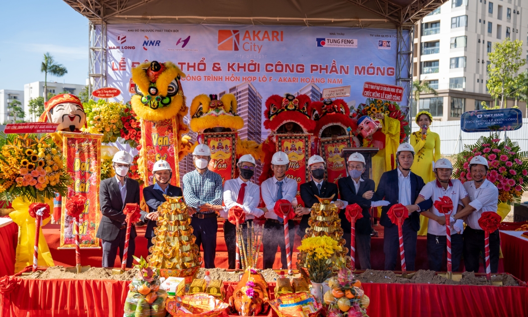 Thành phố ánh sáng Akari City (8,5ha, Bình Tân) động thổ và khởi công phần móng giai đoạn 2