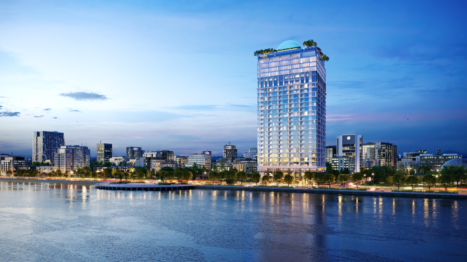 The Royal - Boutique Hotel & Condo Danang nằm bên bờ sông Hàn, biểu tượng của thành phố Đà Nẵng.