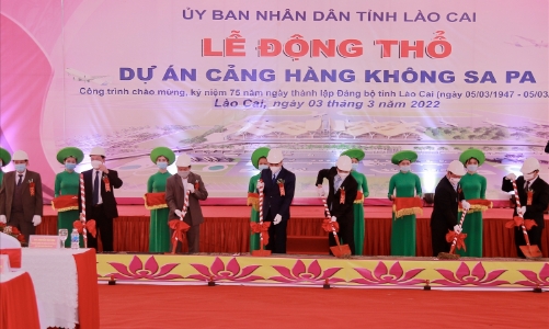 Động thổ dự án Cảng hàng không Sa Pa gần 7.000 tỷ đồng