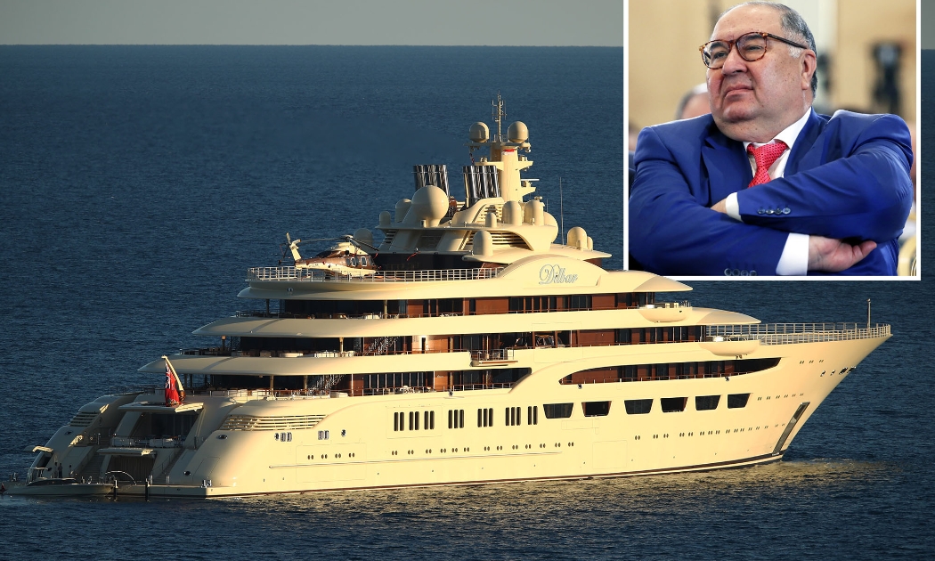 Siêu du thuyền Dilbar của tỷ phú Nga Alisher Usmanov - Ảnh: Getty Images