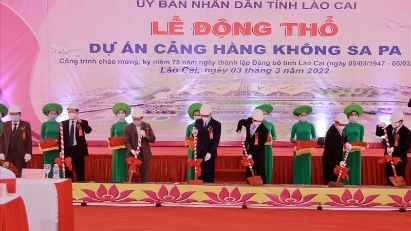 Construction underway at Sa Pa Airport