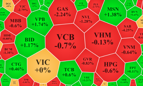 Trụ sập mạnh, VN-Index suýt mất điểm