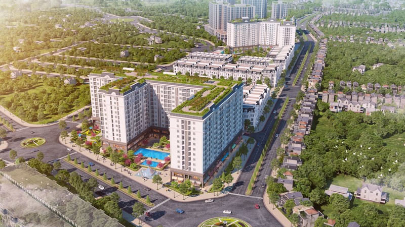 Chung cư Hausman sở hữu không gian sống xanh lý tưởng.