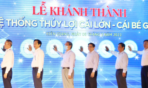 Khánh thành công trình thủy lợi lớn nhất Việt Nam