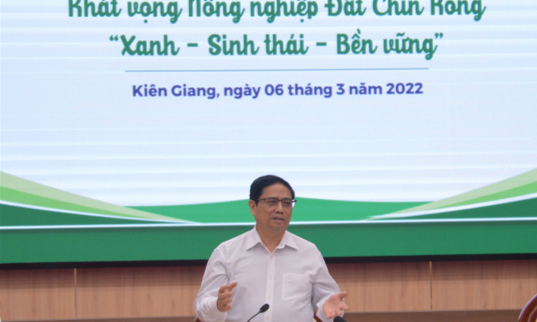 Thủ tướng Phạm Minh Chính phát biểu tại hội nghị.