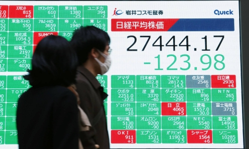 Chứng khoán châu Á chao đảo vì xung đột Nga-Ukraine