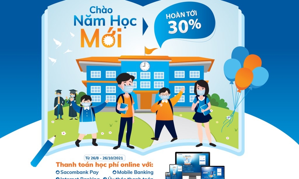 Phấn đấu trong năm 2022, 50% cơ sở giáo dục, trường học, bệnh viện thanh toán không dùng tiền mặt. (Ảnh minh họa).