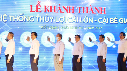 MARD opens new irrigation network in Mekong Delta