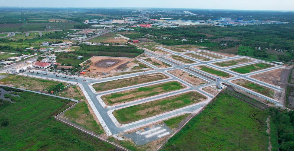 Đức Hoà với lợi thế nhiều khu công nghiệp, cụm khu công nghiệp đang hình thành. Hìnhdự án bất động sản liền kề khu công nghiệp Idico.