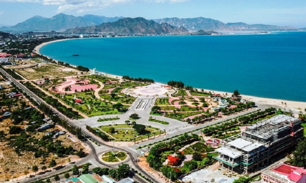 Khu vực công viên Bình Sơn ven biển Ninh Chữ, tỉnh Ninh Thuận.
