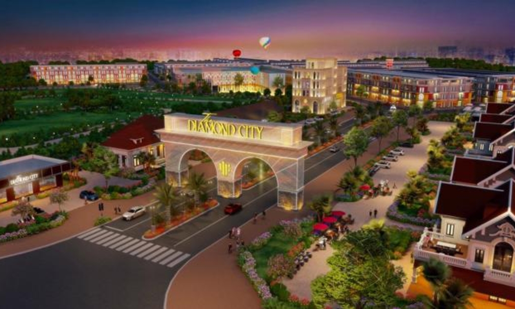 Dự án The Diamond City - Mặt tiền Vành đai 4, trong lòng thành phố Đức Hoà tương lai.