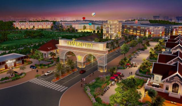 Dự án The Diamond City - Mặt tiền Vành đai 4, trong lòng thành phố Đức Hoà tương lai.