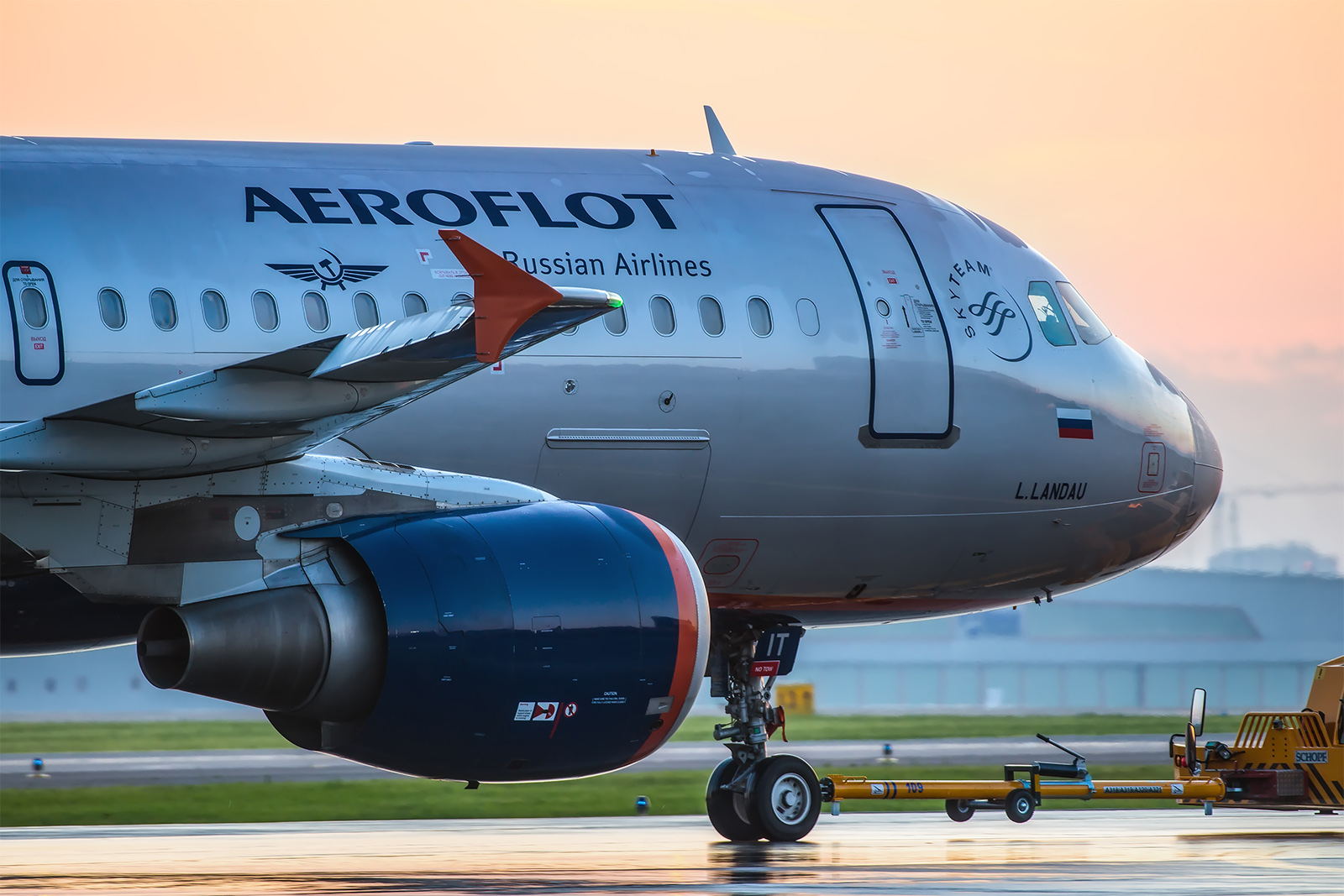 Một máy bay của hãng hàng không Nga Aeroflot.