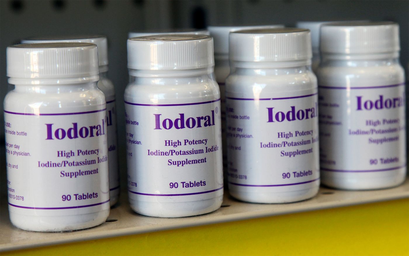 Một loại thuốc potassium iodide - Ảnh: Ap/Bloomberg.