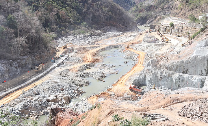 To&agrave;n cảnh c&ocirc;ng trường nh&agrave; m&aacute;y thủy điện Ialy mở rộng.