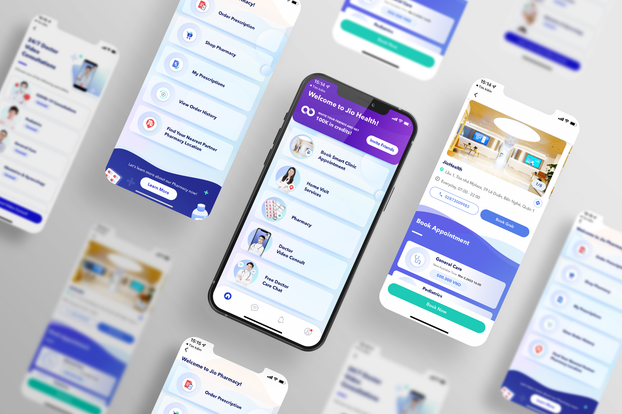 Qua ứng dụng trên smartphone, Jio Health giúp hỗ trợ các y bác sĩ thăm khám và chăm sóc bệnh nhân mọi lúc mọi nơi một cách thuận tiện hơn.