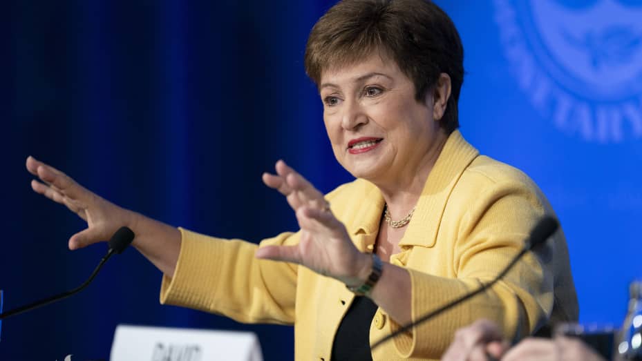 Tổng giám đốc IMF Kristalina Georgieva - Ảnh: CNBC.
