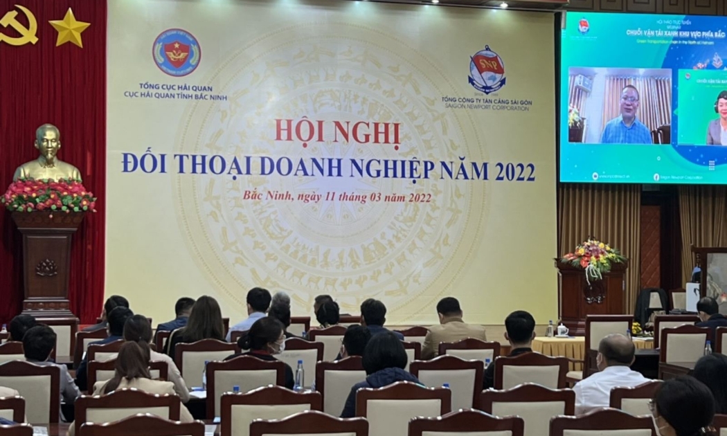 Ngày 11/3, Cục Hải quan Bắc Ninh phối hợp với Tổng Công ty Tân Cảng Sài Gòn tổ chức Hội nghị đối thoại năm 2022.