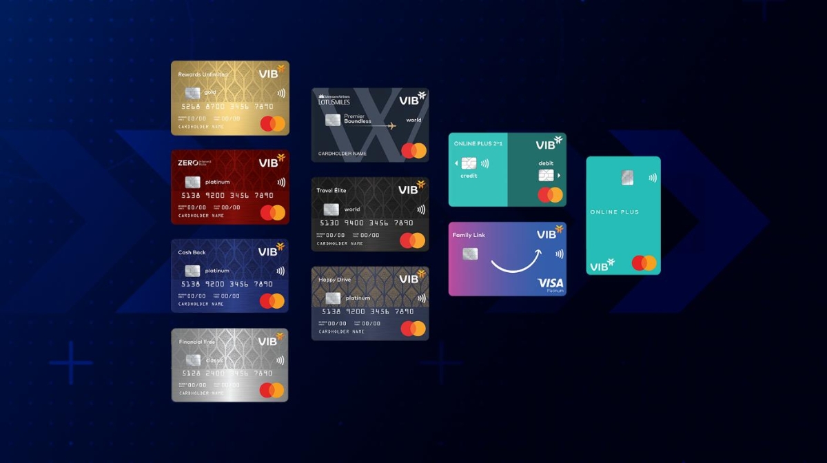 C&aacute;c d&ograve;ng thẻ t&iacute;n dụng được c&aacute; nh&acirc;n h&oacute;a với lợi &iacute;ch vượt trội cho từng nh&oacute;m nhu cầu chi ti&ecirc;u.