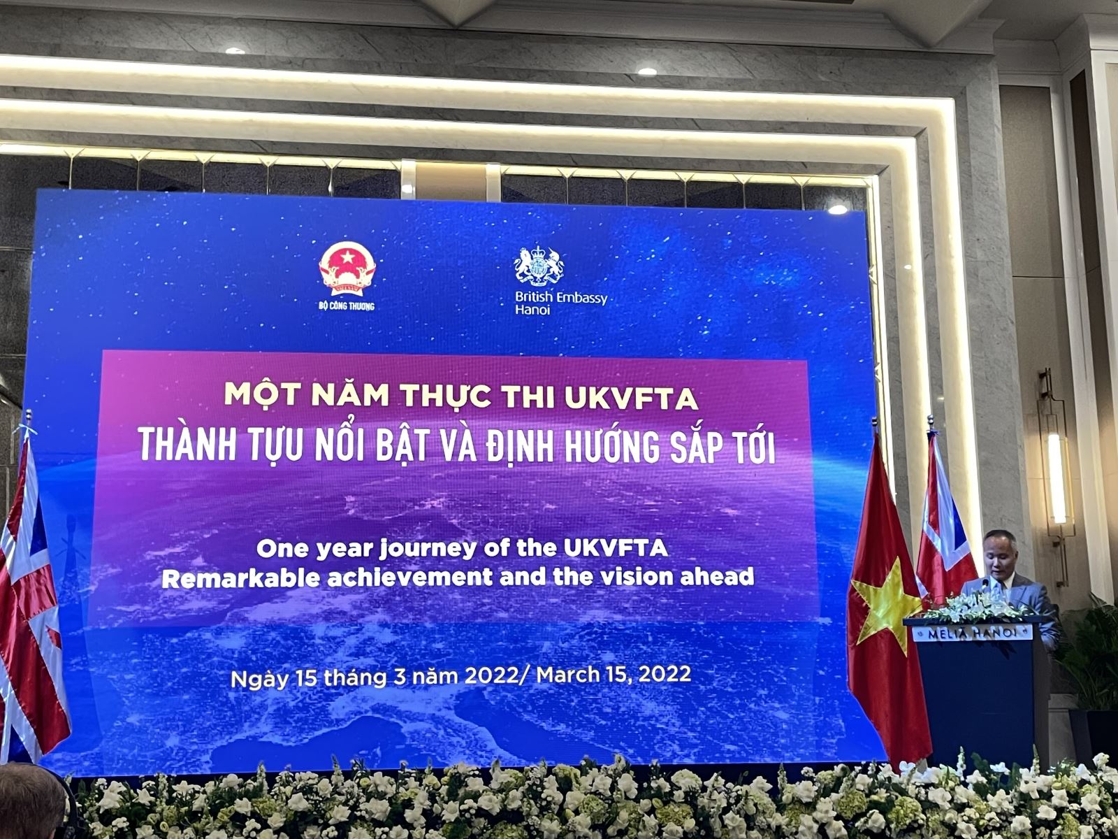 Thứ trưởng Bộ Công Thương Trần Quốc Khánh phát biểu tại hội thảo.