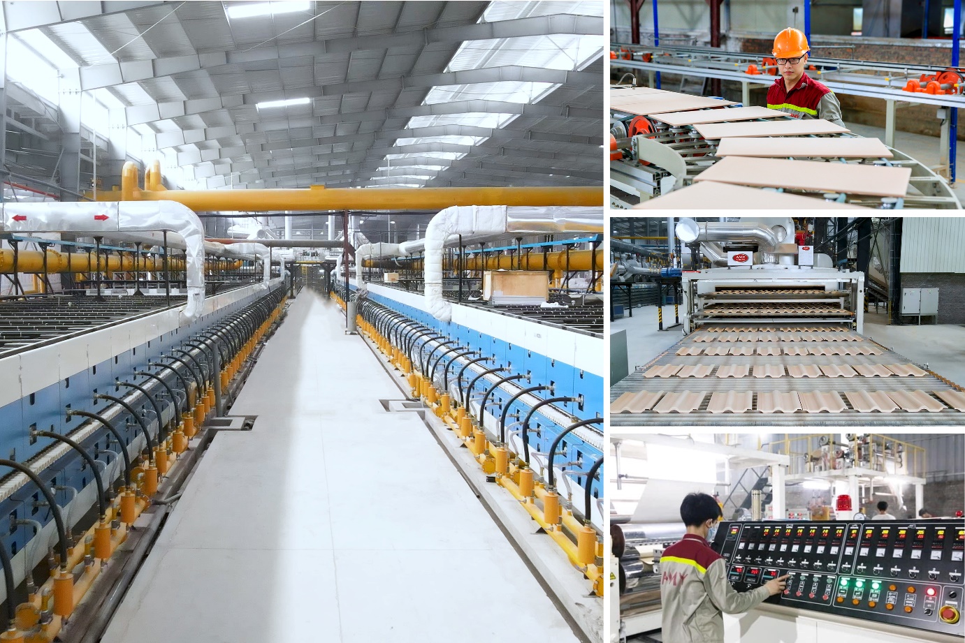 Toàn bộ hệ thống sản xuất được điều khiển tự động hóa, tuân thủ triệt để tiêu chuẩn Mỹ, Châu Âu.