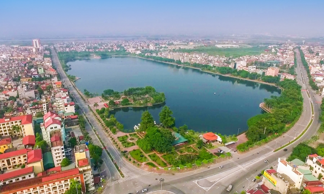 Khu vực hồ trung tâm TP. Hải Dương, tỉnh Hải Dương.