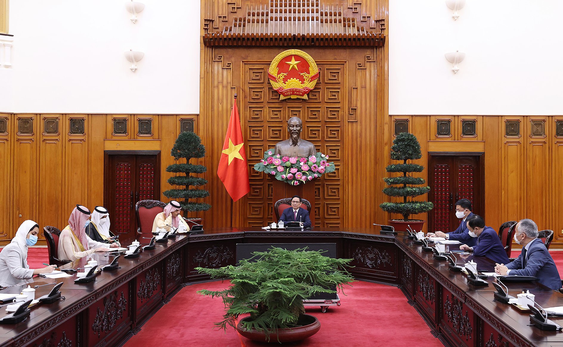 Toàn cảnh buổi tiếp - Ảnh: VGP