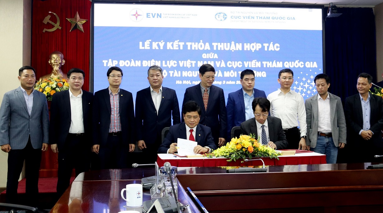 Việc hợp tác là cơ sở để định hướng việc triển khai ứng dụng thông tin, dữ liệu ảnh, sản phẩm viễn thám trong hoạt động của EVN.