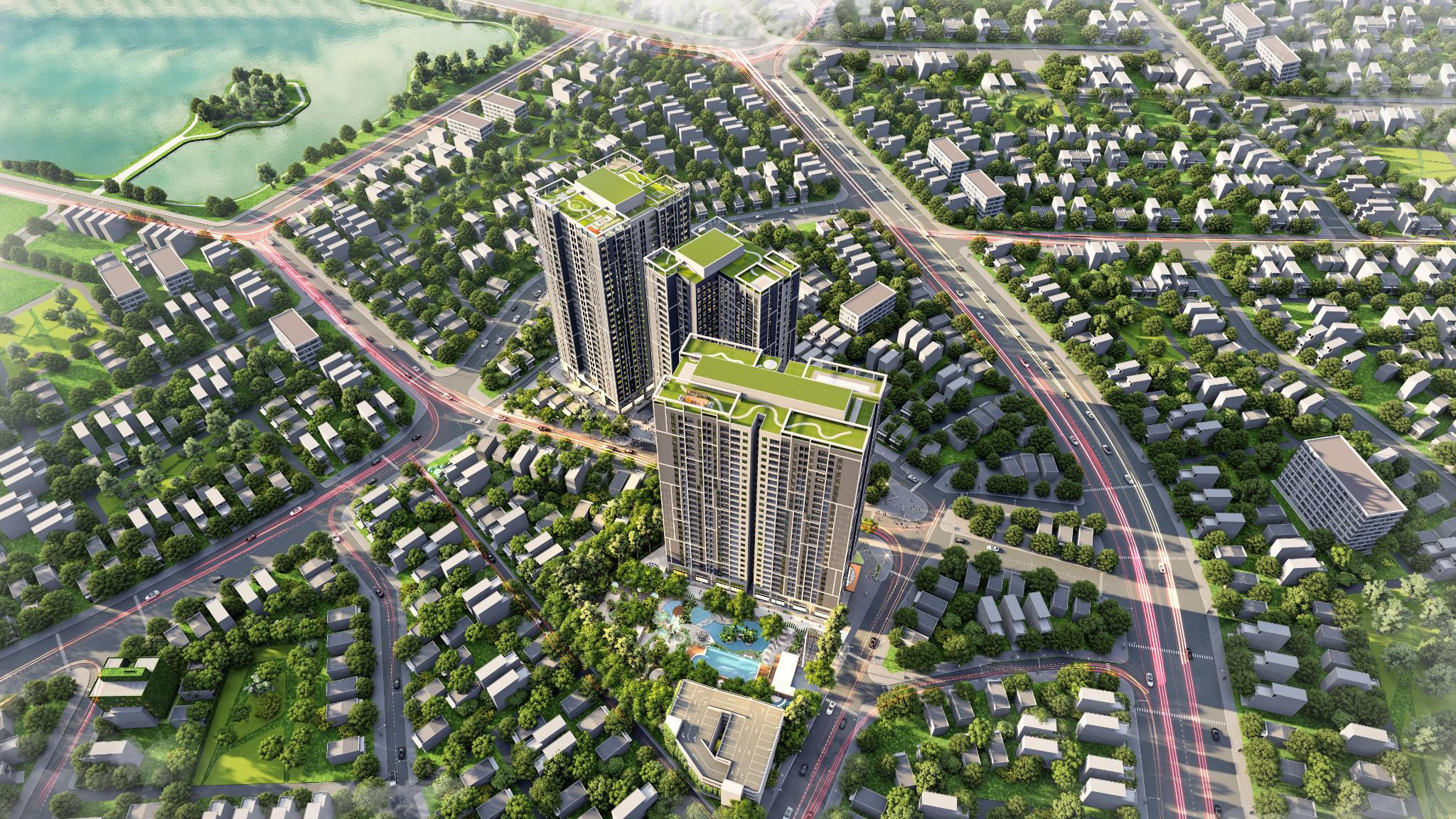 Kết nối đa điểm, cư dân Feliz Homes 3km dễ dàng tiếp cận với 35 trường học, 10 chợ trung tâm, 9 bệnh viện, 6 hồ điều hòa, 5 công viên trong bán kính 3km.